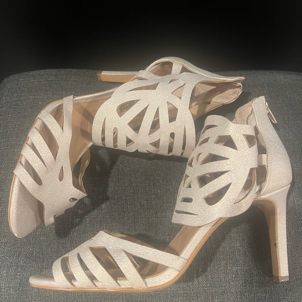 Rose Gold Metallic Heels